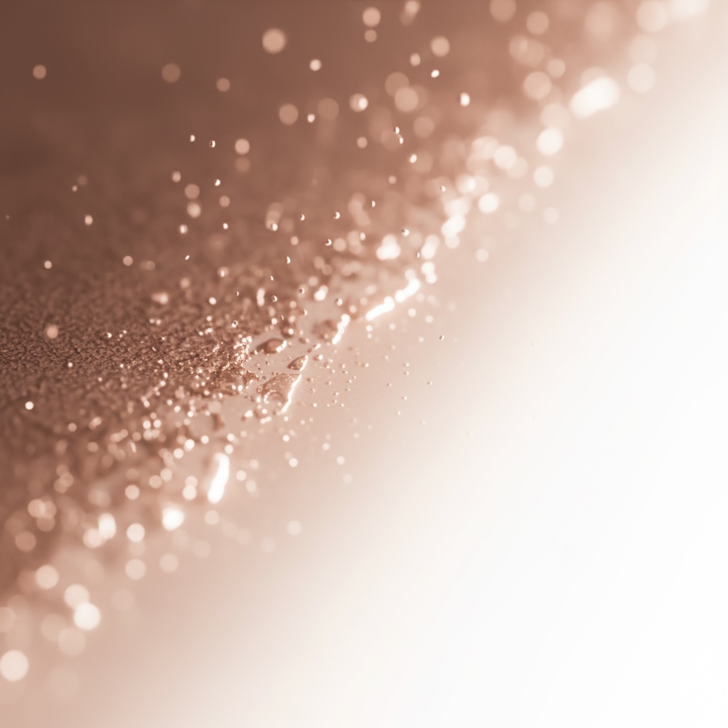 Glycolic acid for skin-Abstract image showing a rough, textured surface transforming into a smooth, glowing surface, representing the effects of exfoliation.